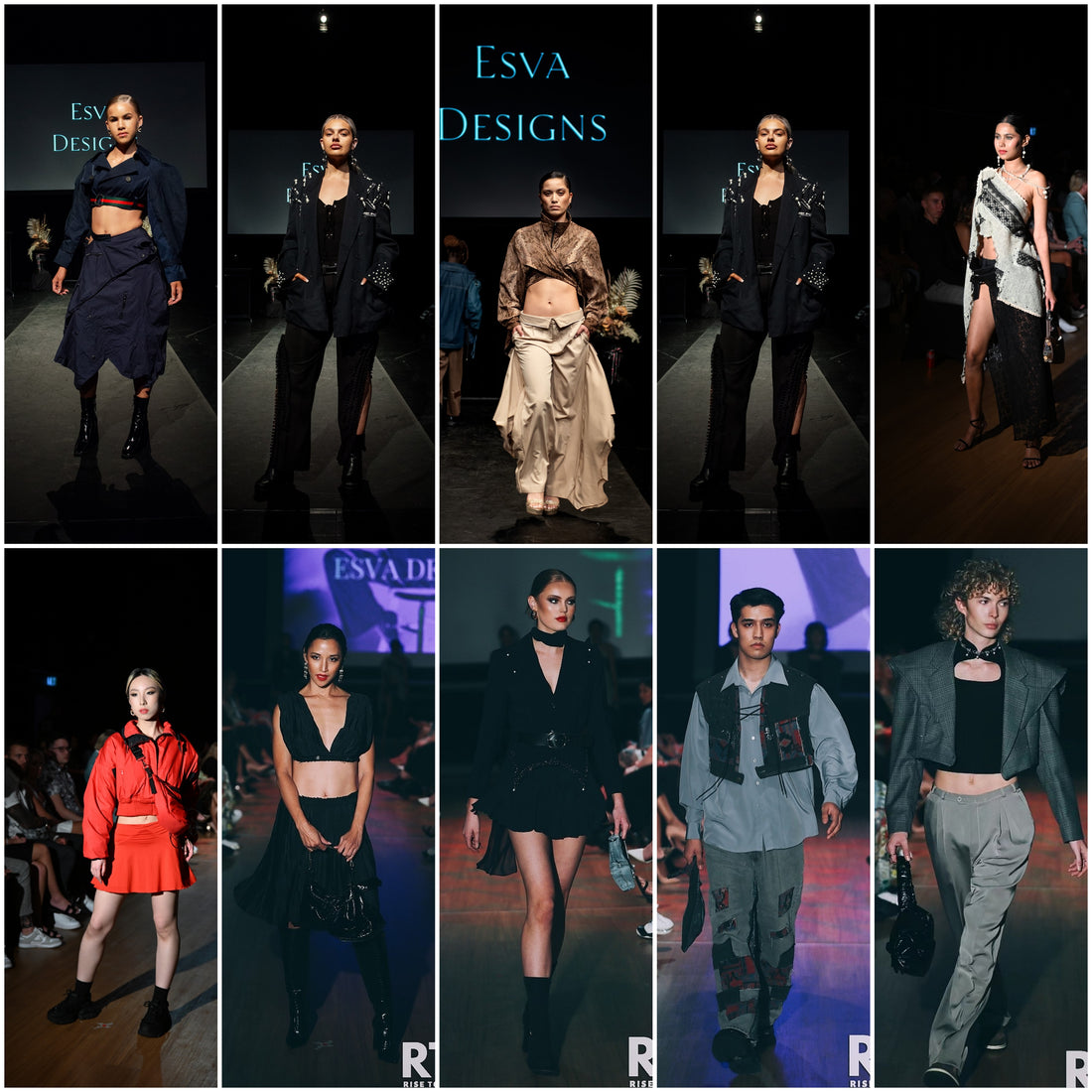 Featured designs of designer Mary Evalaroza of ESVA during Toowoomba Fashion Festival and Rise to the Runway of Queensland Arts Festival this year.