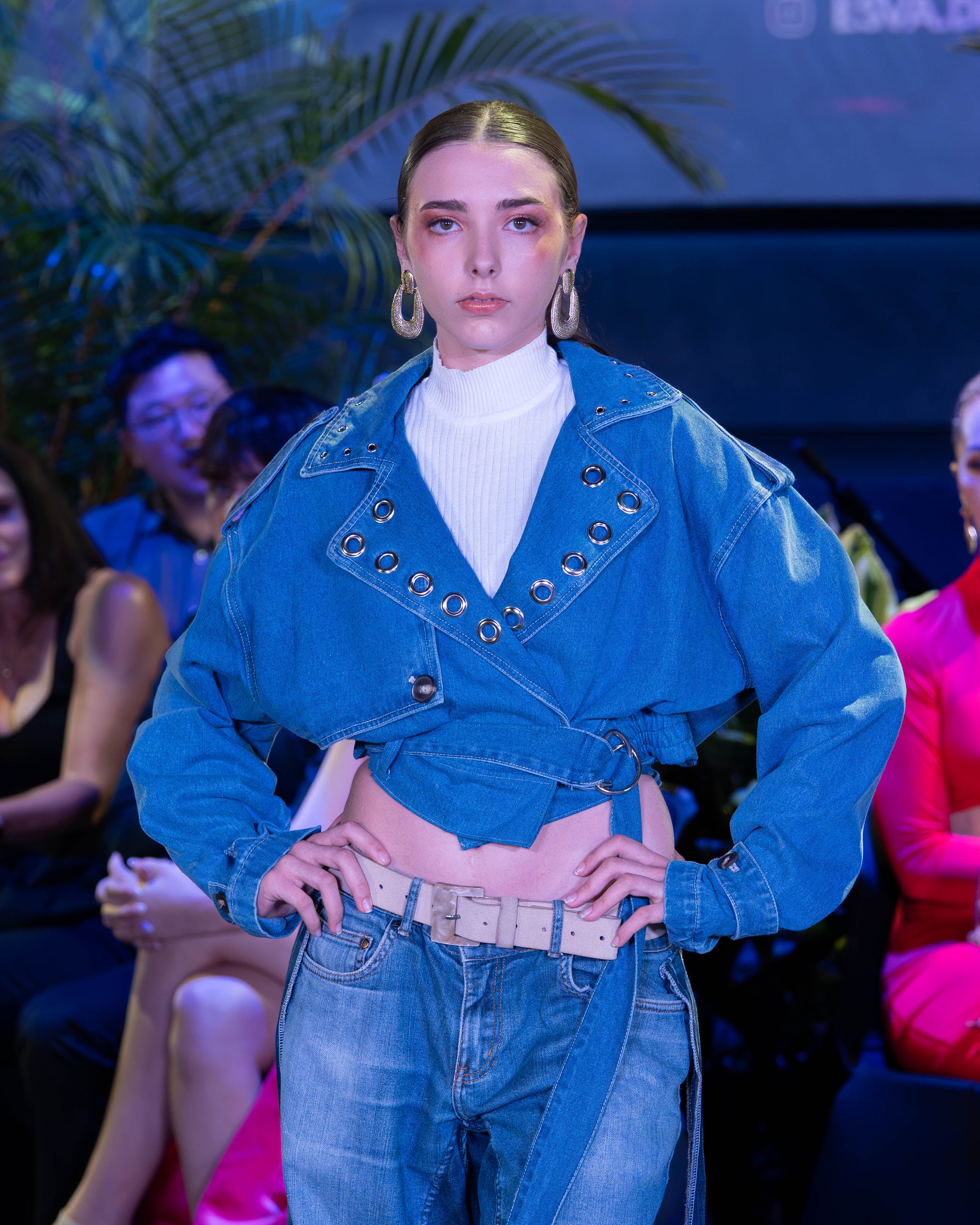 Aurora 1980’s Cropped denim Jacket