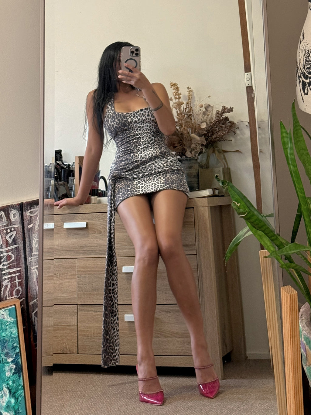 Mafe Bold Leopard dress