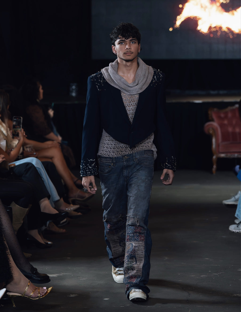 Multi-Layer Distressed Jeans