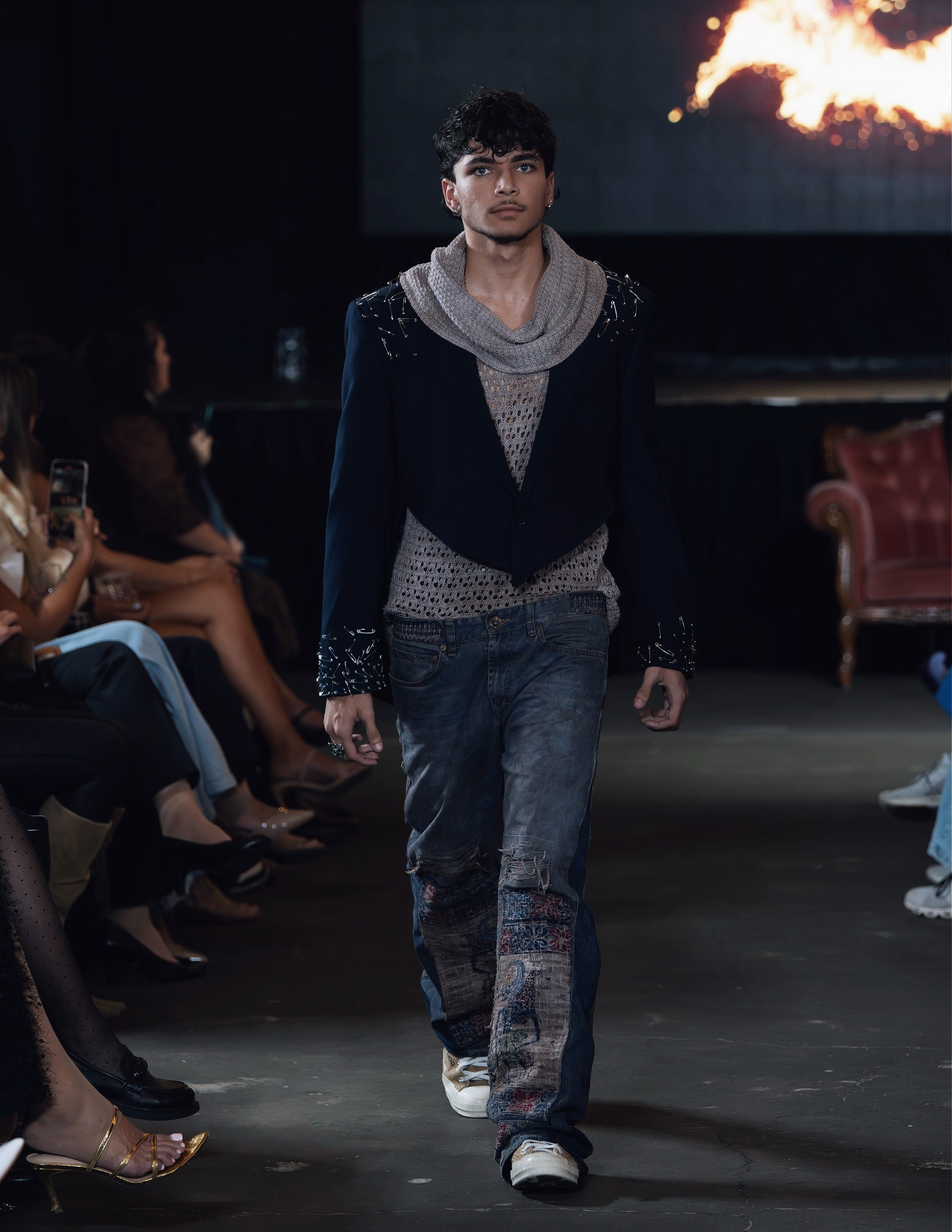 Multi-Layer Distressed Jeans