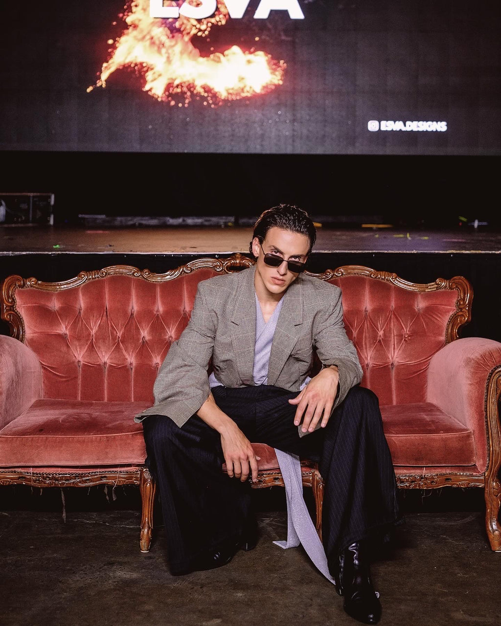 Marco Split Sleeve Cropped Blazer Unisex