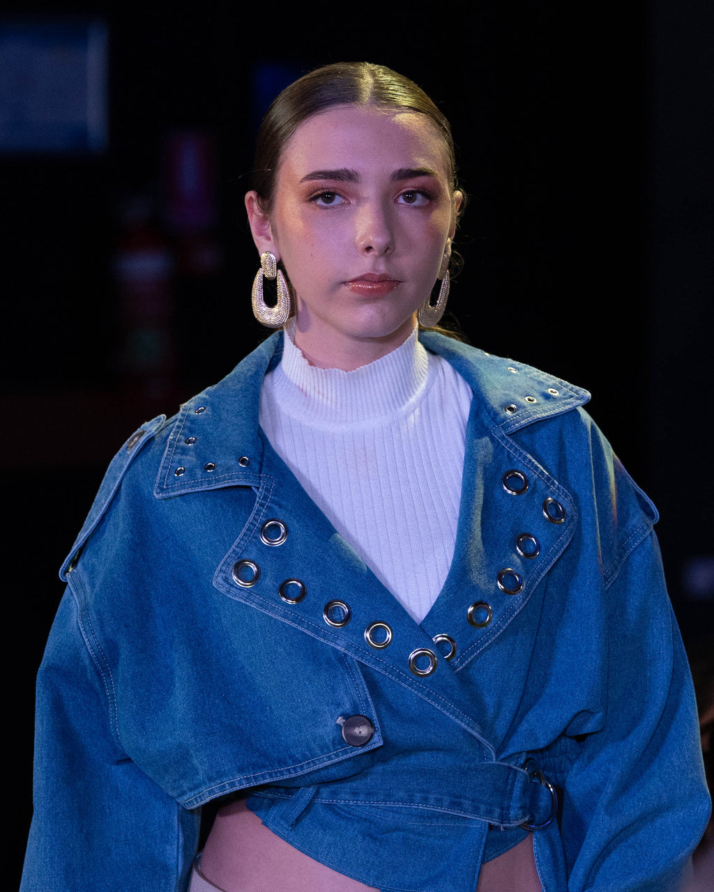 Aurora 1980’s Cropped denim Jacket
