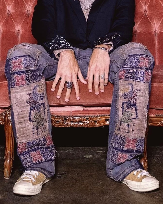 Multi-Layer Distressed Jeans